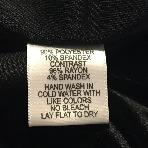 NEW Gibson Women's Size Medium Black Dede Velvet Tie Neck Top - Picture 6 of 6